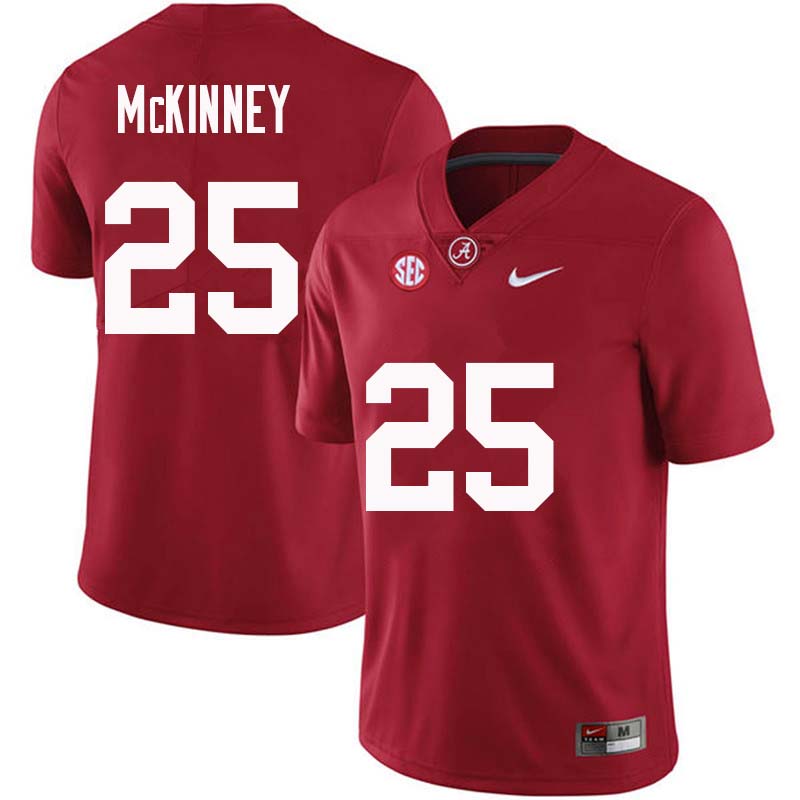 Alabama Crimson Tide Men's Xavier McKinney #25 Crimson NCAA Nike Authentic Stitched College Football Jersey OF16V88KF